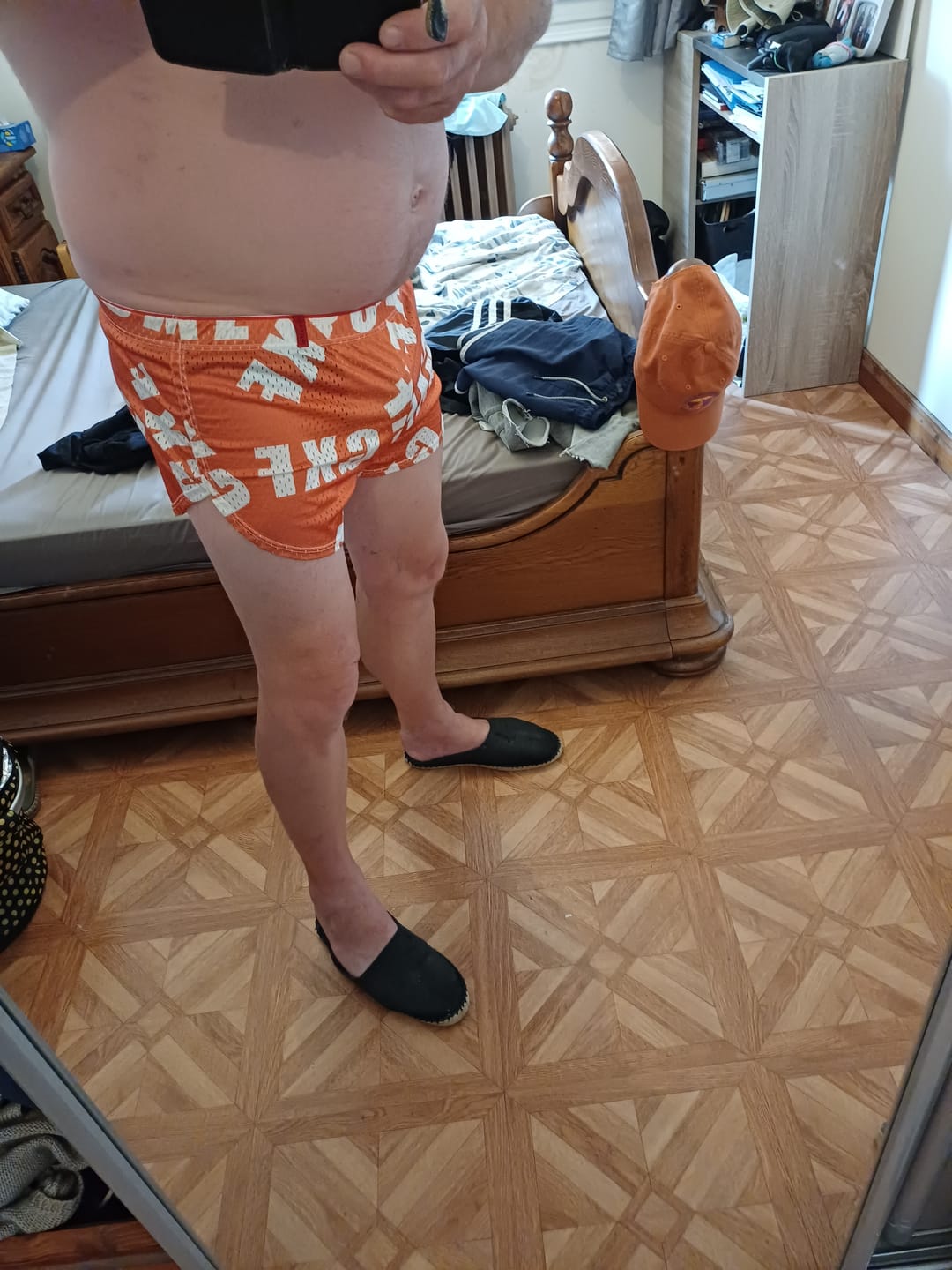 Customer photo review of 2 Pack Men's Breathable Mesh Ultra-Soft Lightweight & Airy Boxer Shorts