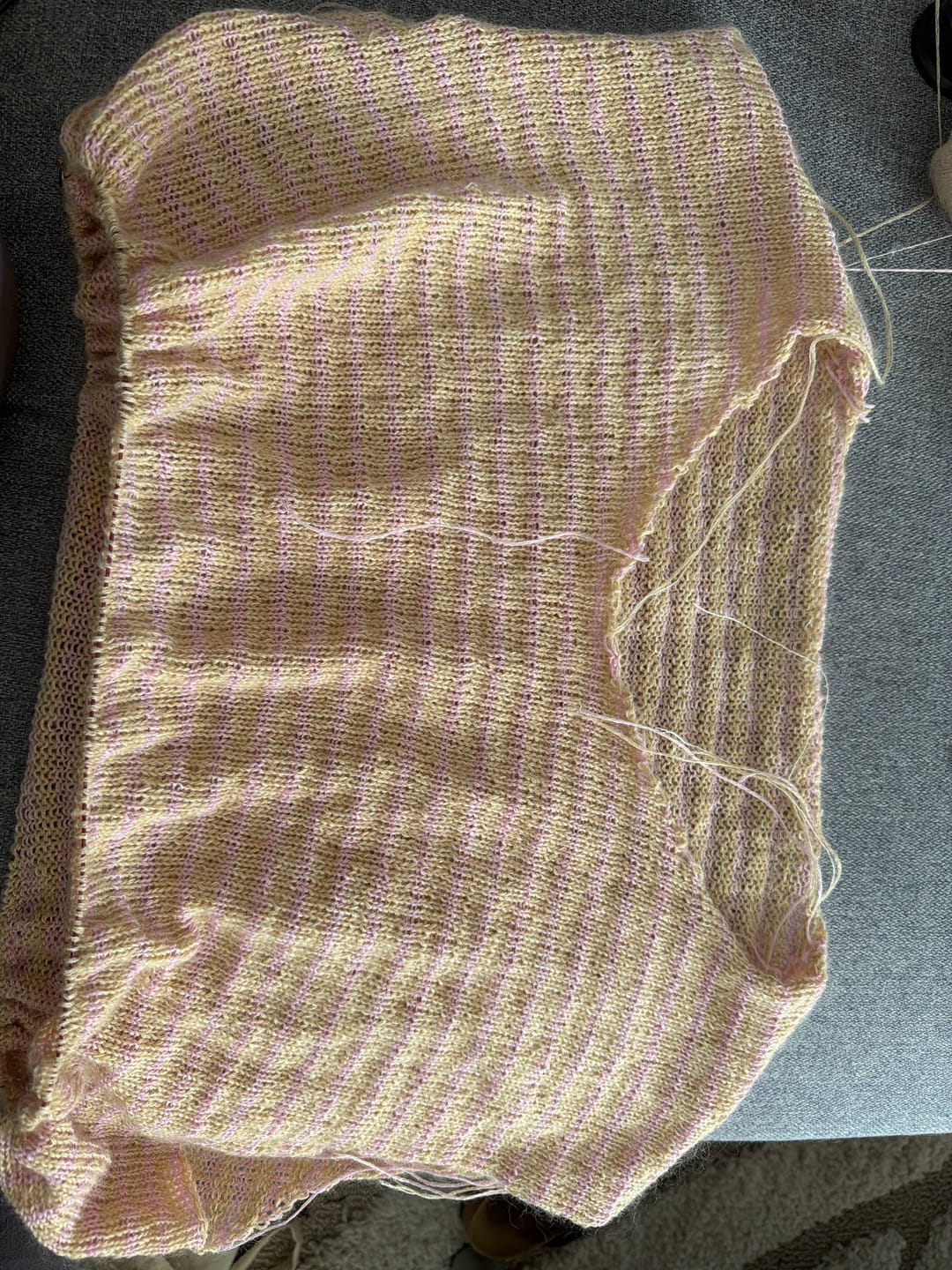Customer photo review of MOHAIR BLISS