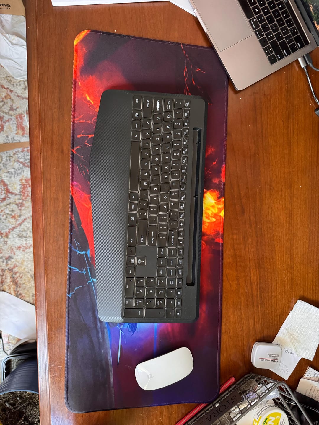 Customer photo review of Gandalf vs Balrog Mouse Pad, LOTR Fantasy Desk Mat
