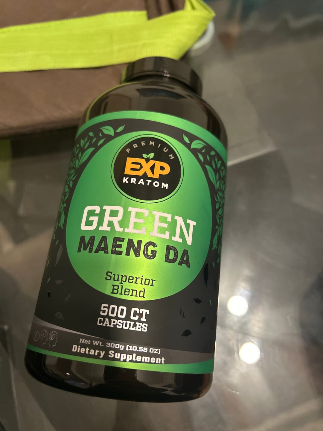 Customer photo review of EXP Premium Green Maeng Da Blend Kratom Capsules - Lab Tested