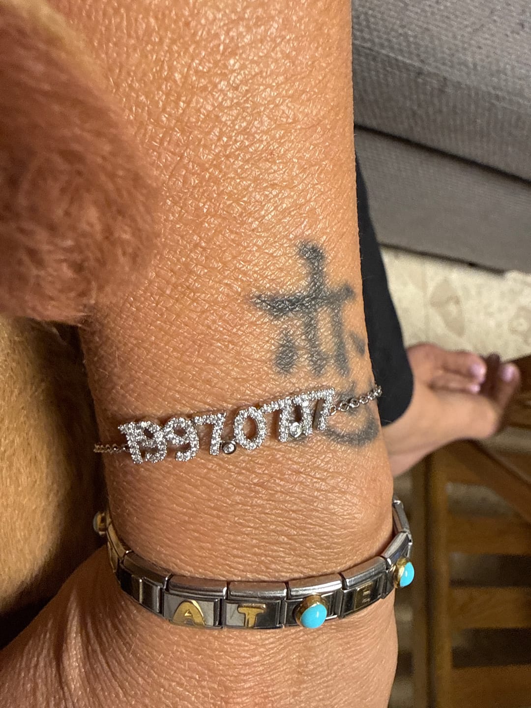 Customer photo review of Custom Date Bracelet