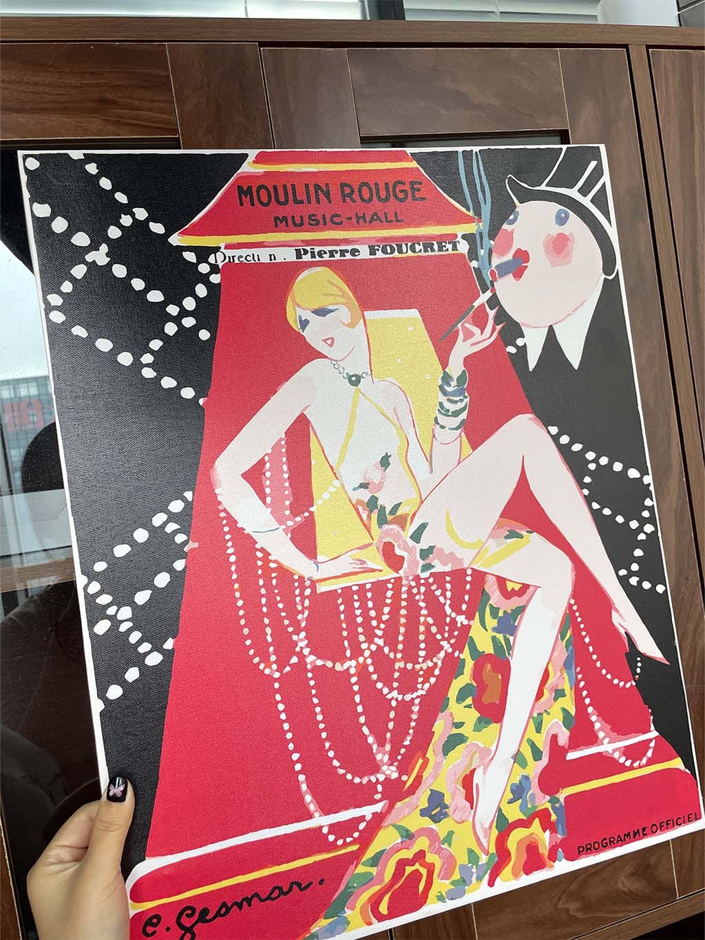 Customer photo review of Affiche Moulin Rouge - Music Hall Gesmar Programme