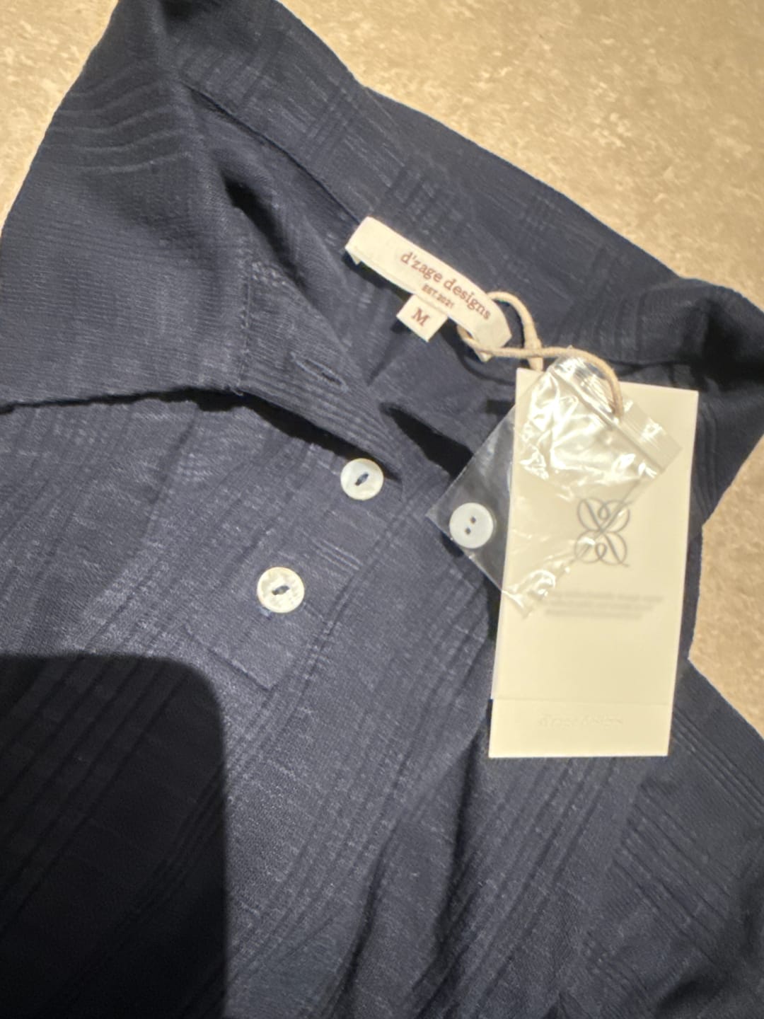Customer photo review of Knit-Blend Cropped Polo Top