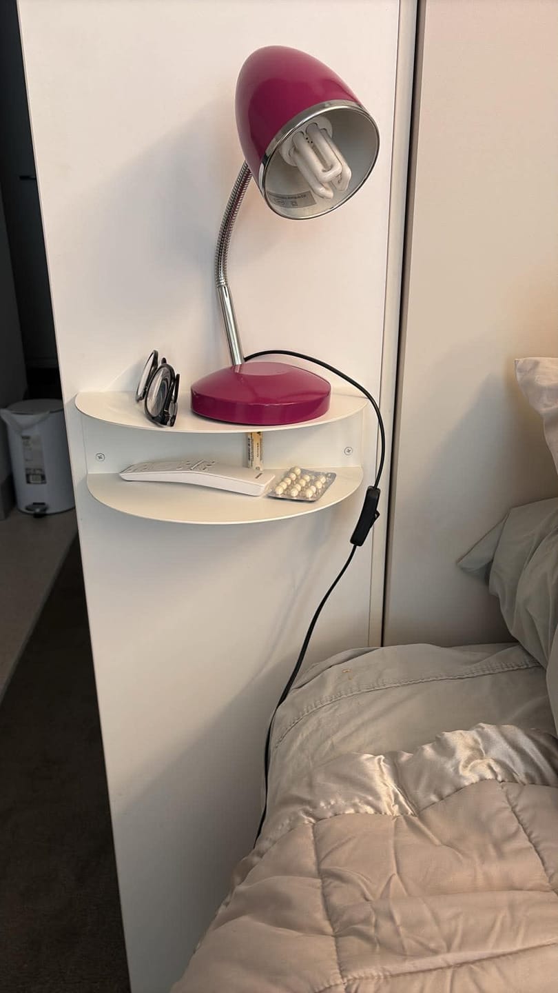 Customer photo review of FOLD Bedside Table 300