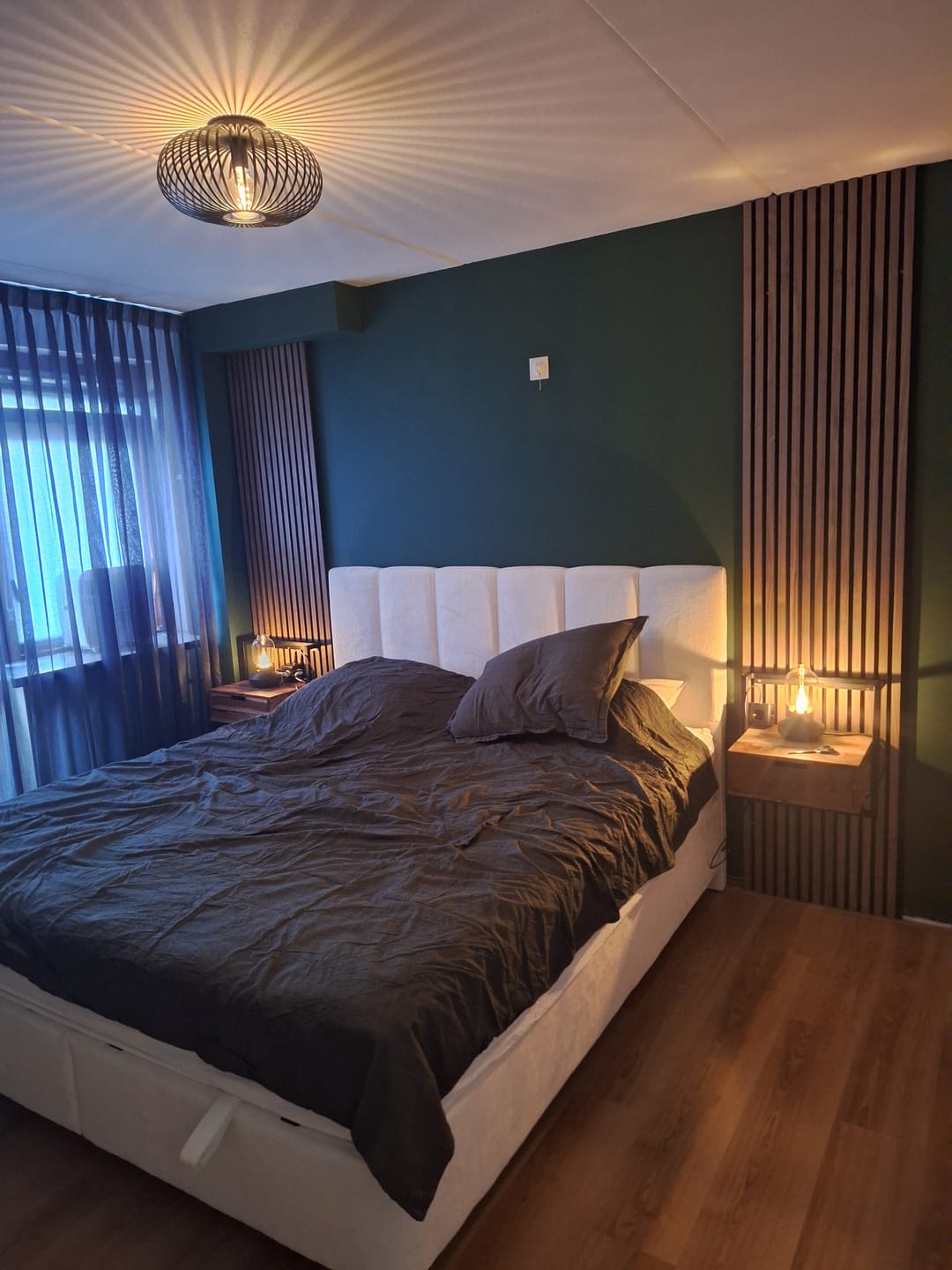 Customer photo review of Boxspring met opbergruimte Sierra