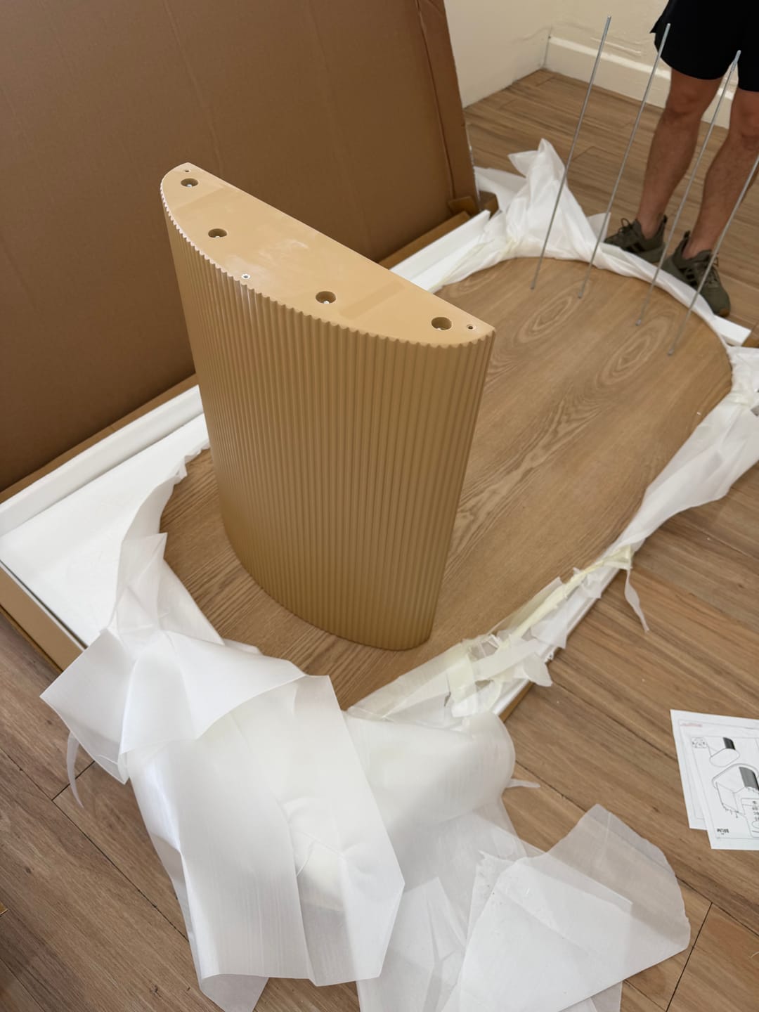 Customer photo review of Mesa de Comedor Chipre Natural 180cm
