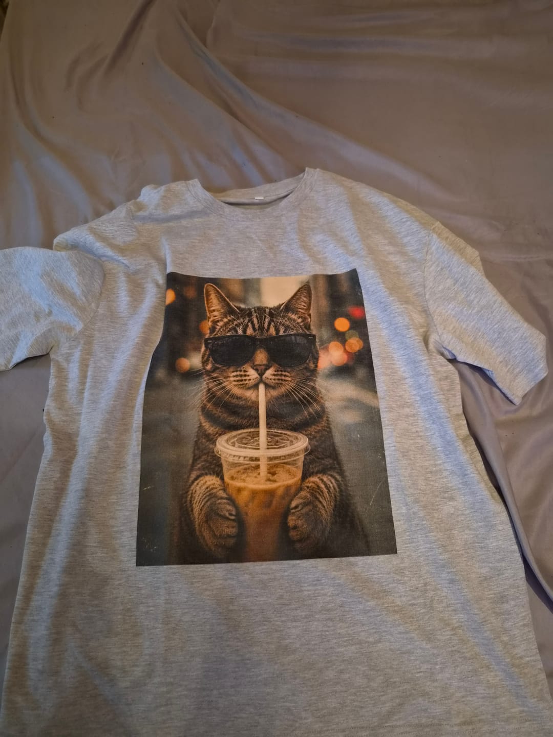 Customer photo review of Eiskaffee Premium T-Shirt
