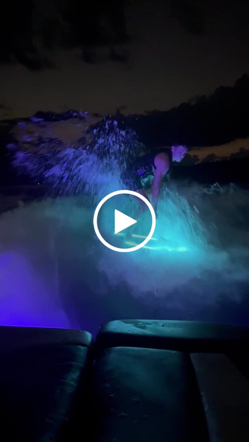 Customer video review of LED WAKESURF SYSTEM