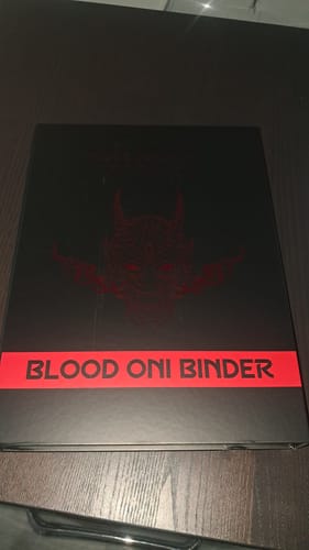 Customer photo review of BLOOD ONI - 9-Pocket Trading Card Binder