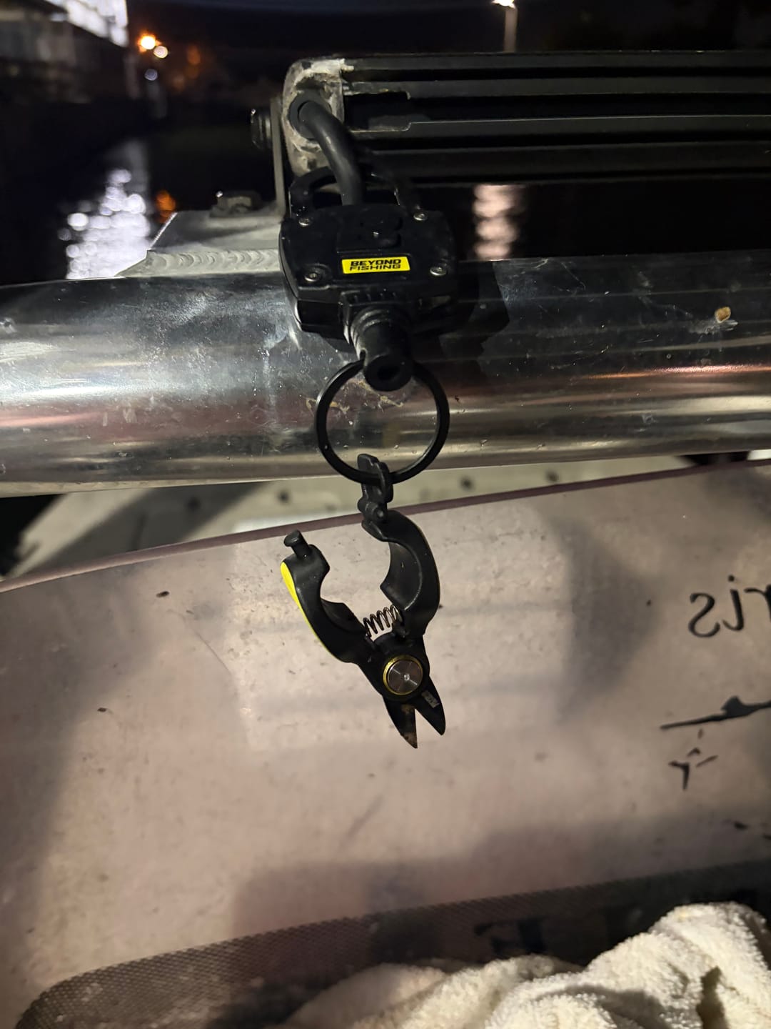 Customer photo review of Beyond Fishing Quick Snips Fishing Line Cutter
