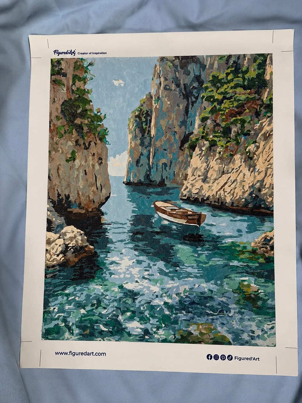 Customer photo review of Crique Bleue Paisible