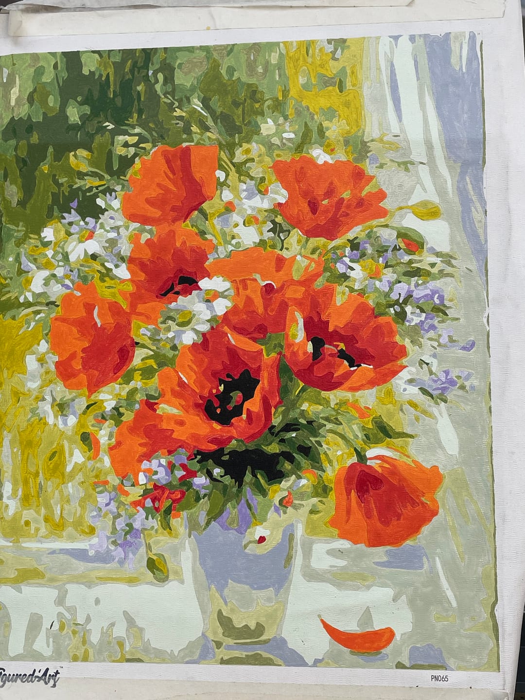 Customer photo review of Fleurs Rouges et Marguerites