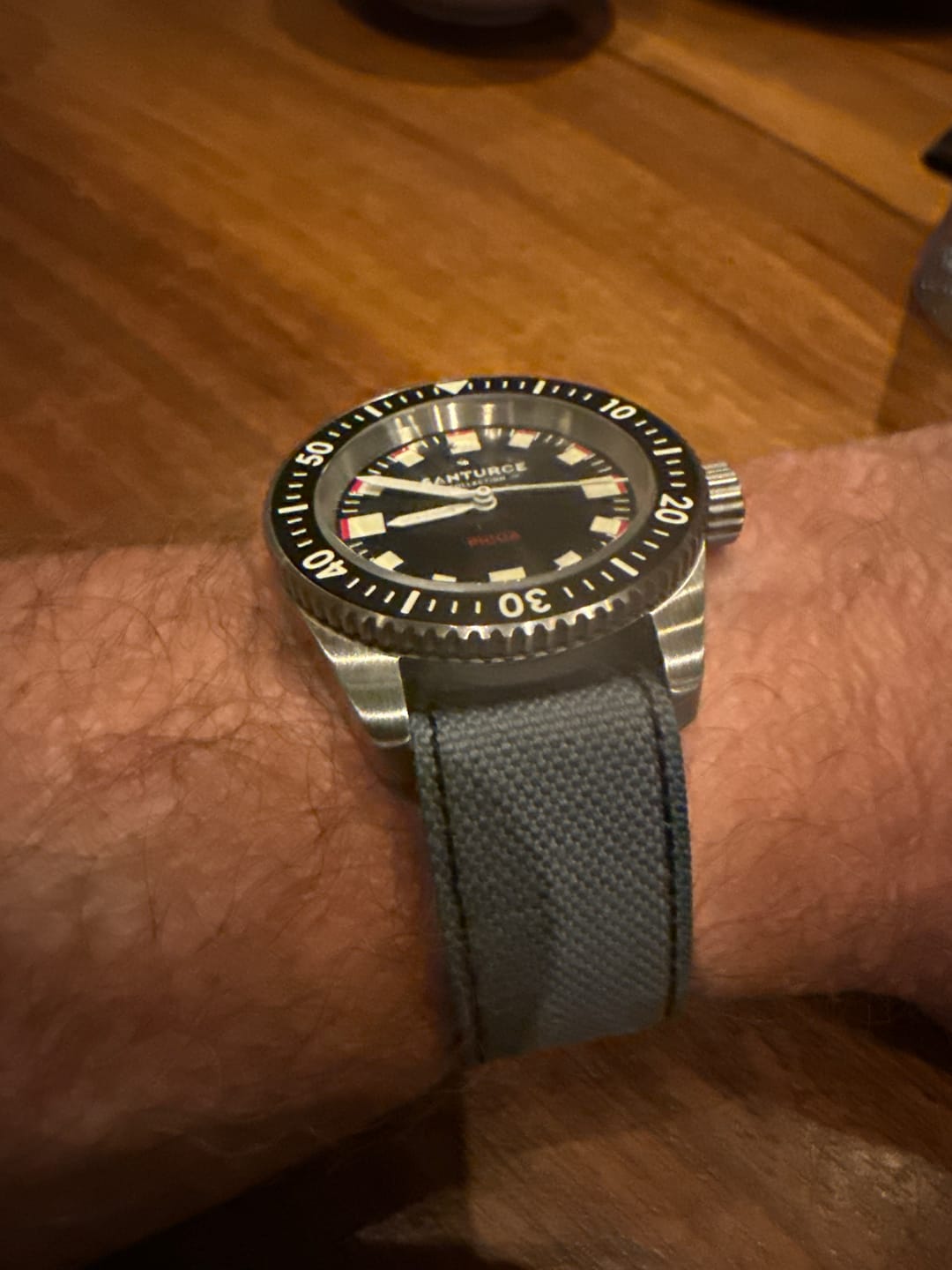 Customer photo review of CAT Strap - NEW - Premium Cotton Nylon Blend