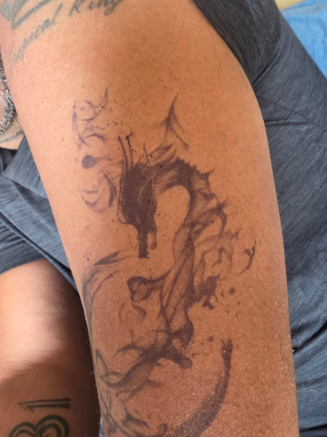 Customer photo review of Ink-Brush Dragon