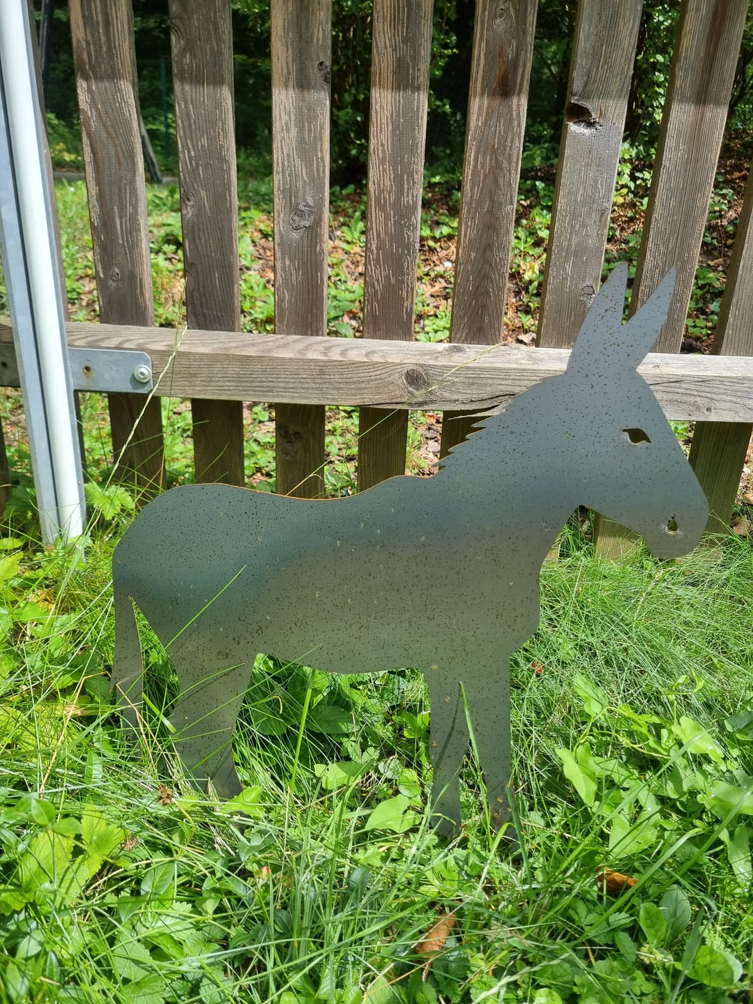 Customer photo review of Gartenstecker Esel