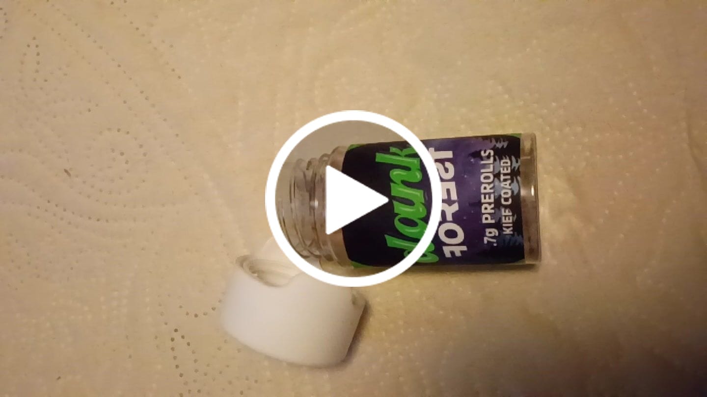 Customer video review of Dank Forest 5ct. Kief Coated Pre-Rolls - 3.5g