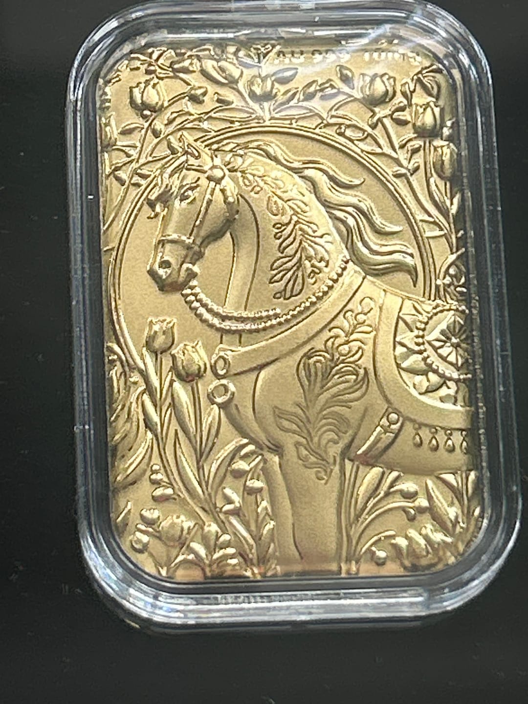 Customer photo review of 24K Yellow Gold- Year of the Fire Horse (99.99% Gold Purity) Essential Horse