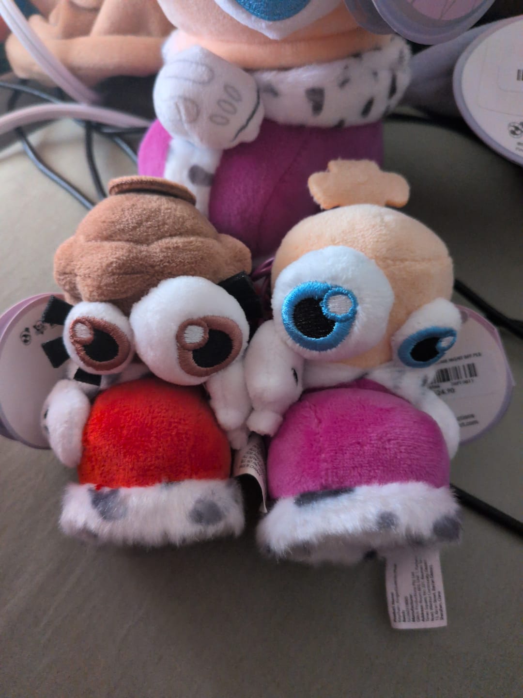 Customer photo review of Kinger & Queenie Magnetic Plush Keychains