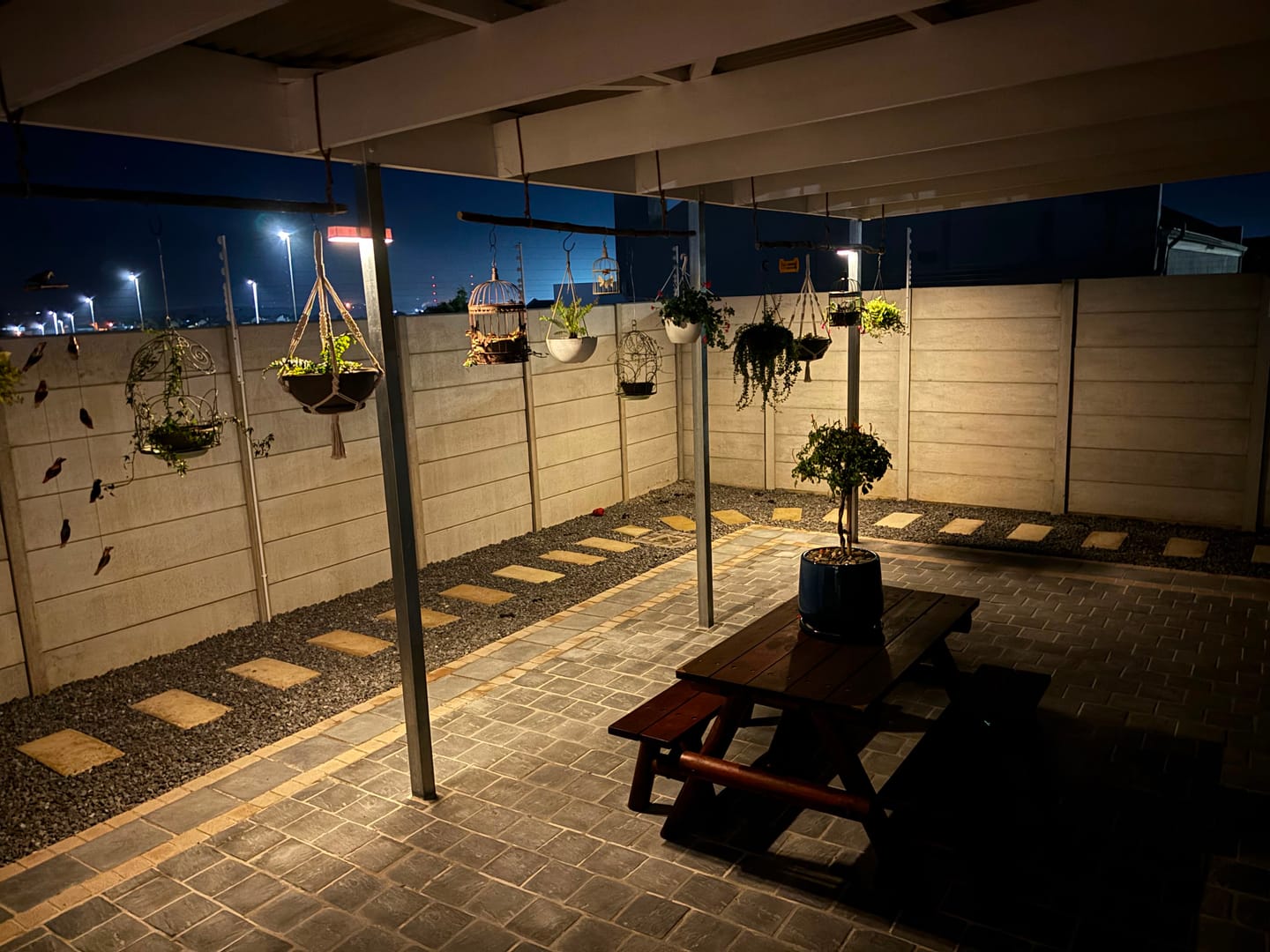Customer photo review of Solar Wall Light with Motion Sensor
