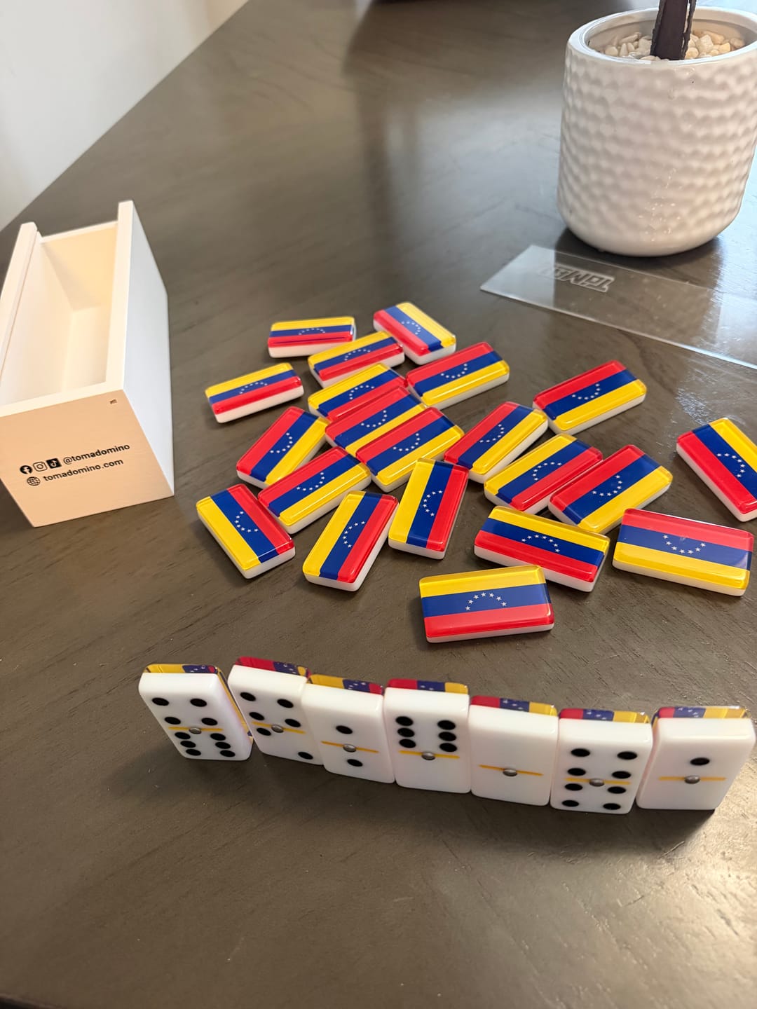 Customer photo review of Venezuelan Flag Dominos