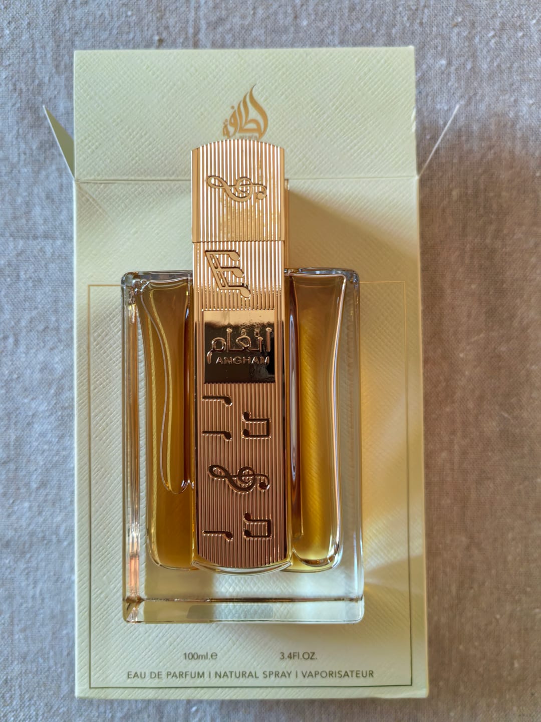 Customer photo review of Angham Eau De Parfum 100ml - Lattafa
