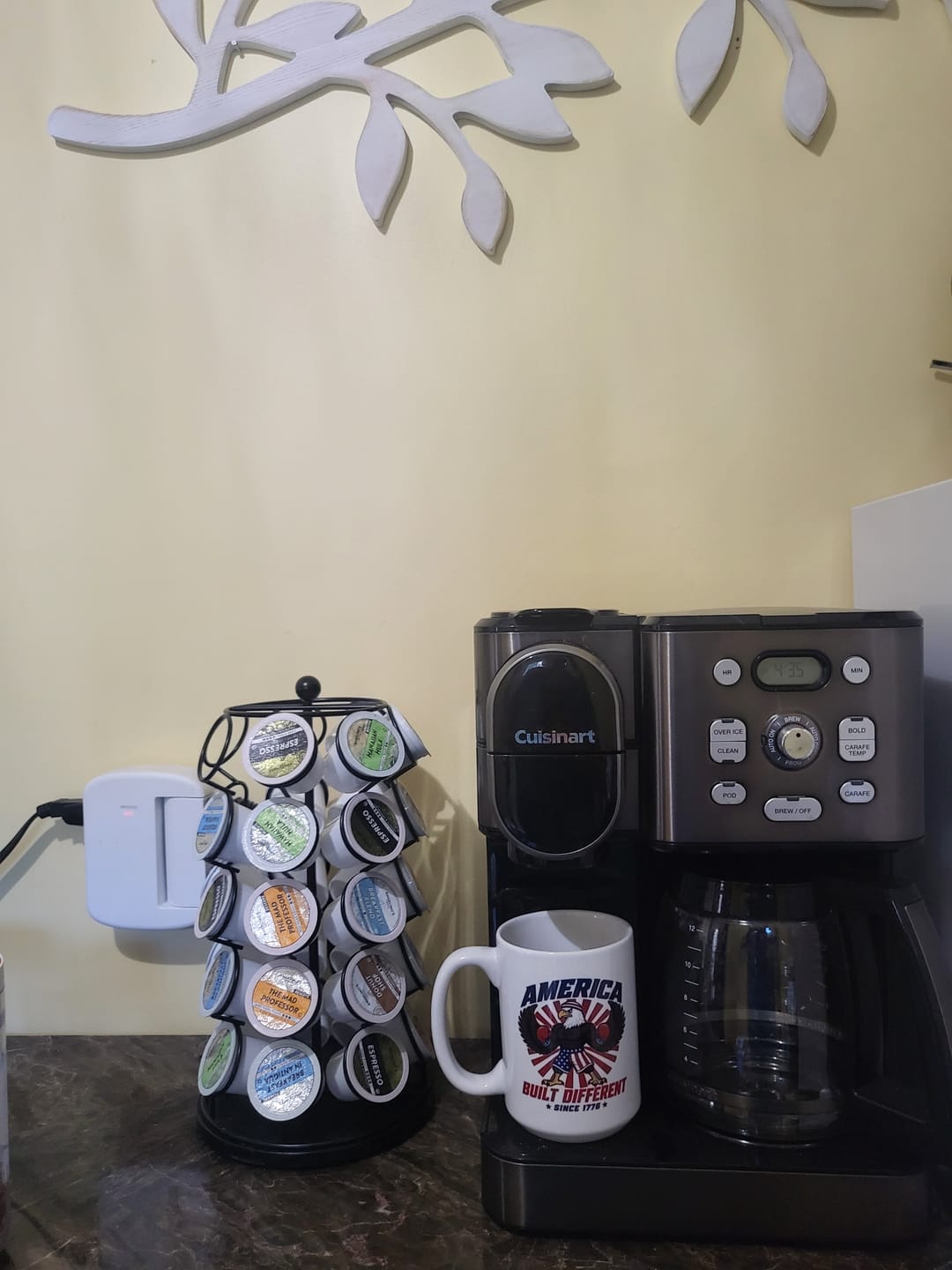 Customer photo review of America Built Different Ceramic Mug — Patriotic USA Coffee Cup (Since 1776)
