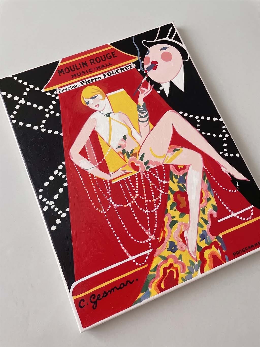 Customer photo review of Affiche Moulin Rouge - Music Hall Gesmar Programme