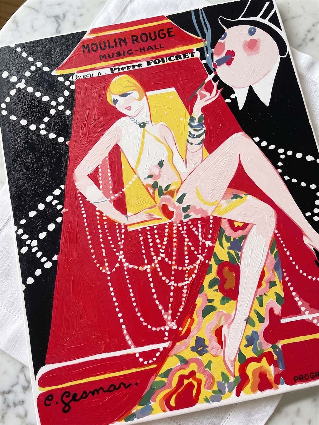 Customer photo review of Affiche Moulin Rouge - Music Hall Gesmar Programme