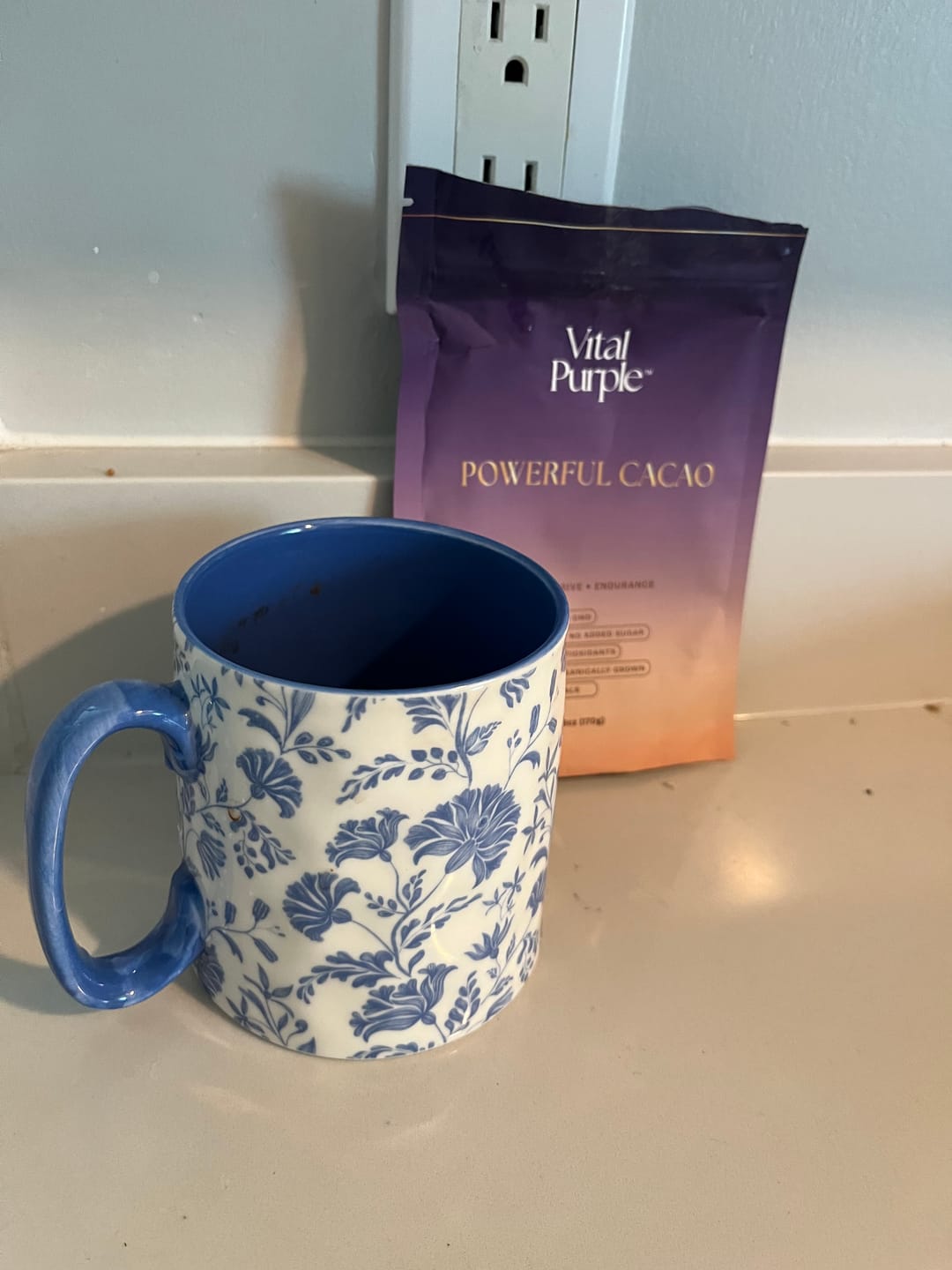 Customer photo review of Organic High Flavanol Cocoa Powder | Purple Cacao Powder | 25% Fat
