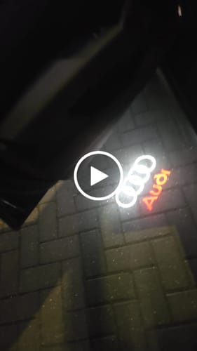 Customer video review of AUDI DOOR LIGHTS