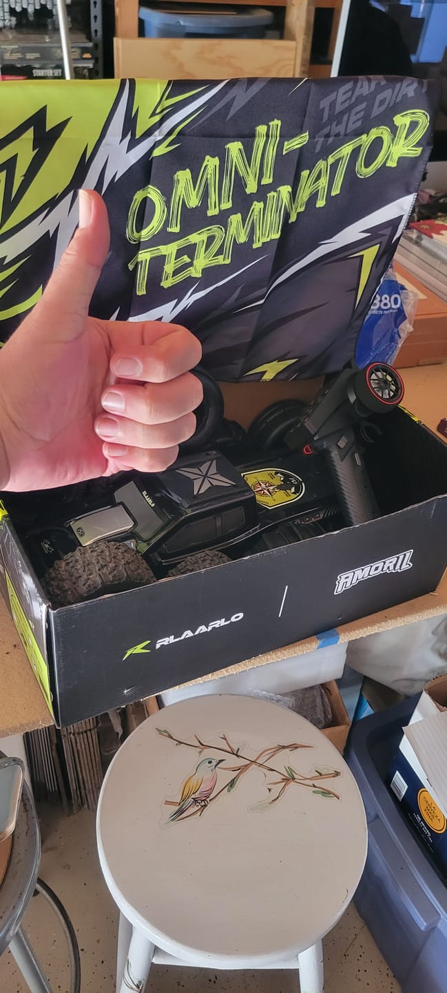 Customer photo review of RC Paddle Tires For RZ001