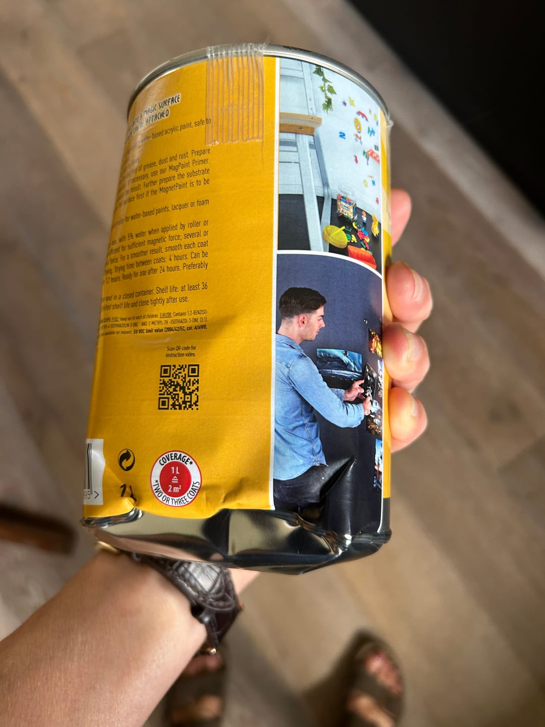 Customer photo review of MagnetPaint