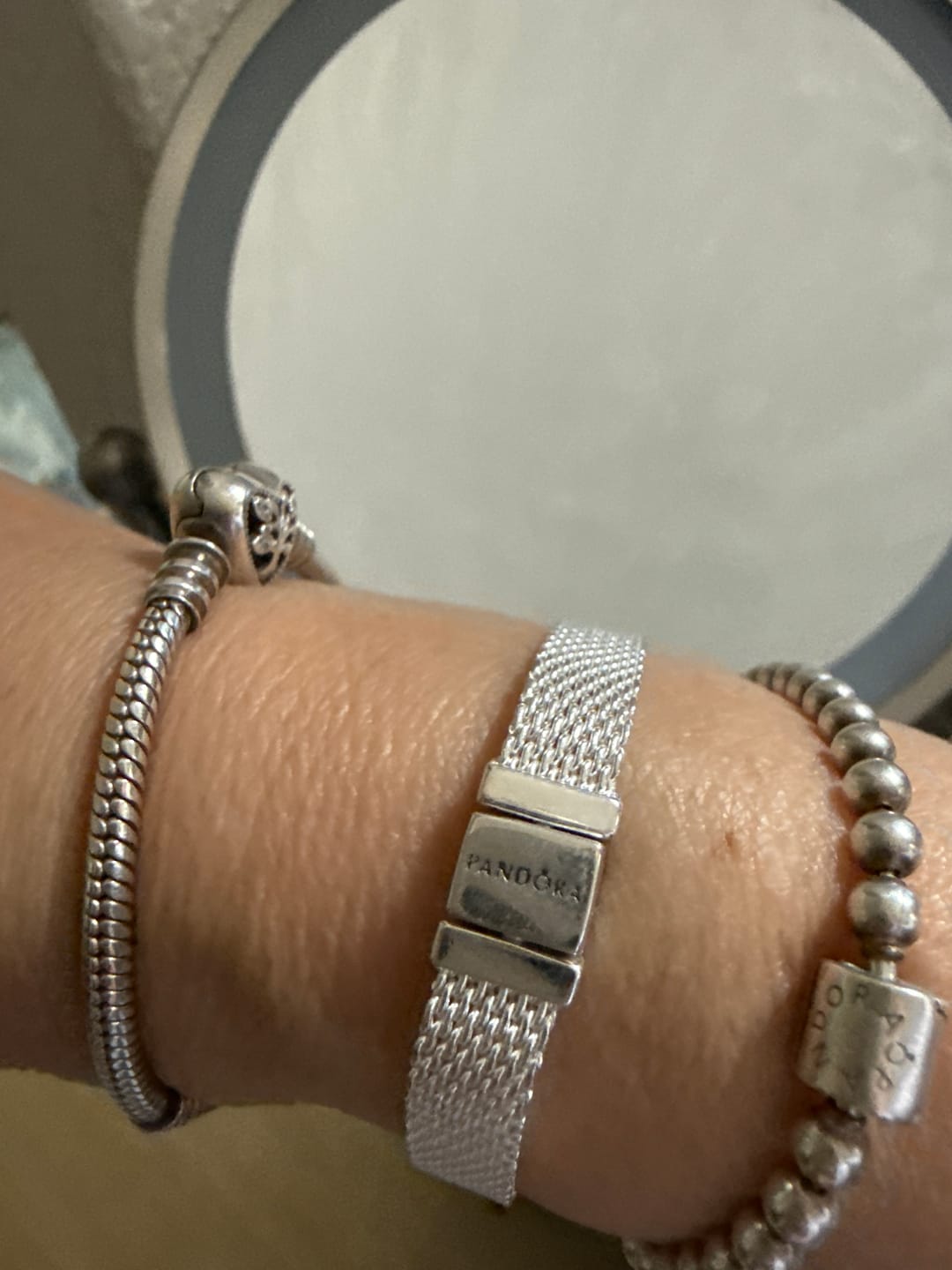 Customer photo review of PULSERA PANDORA REFLEXTIONS PLATA .925 + KIT DE REGALO
