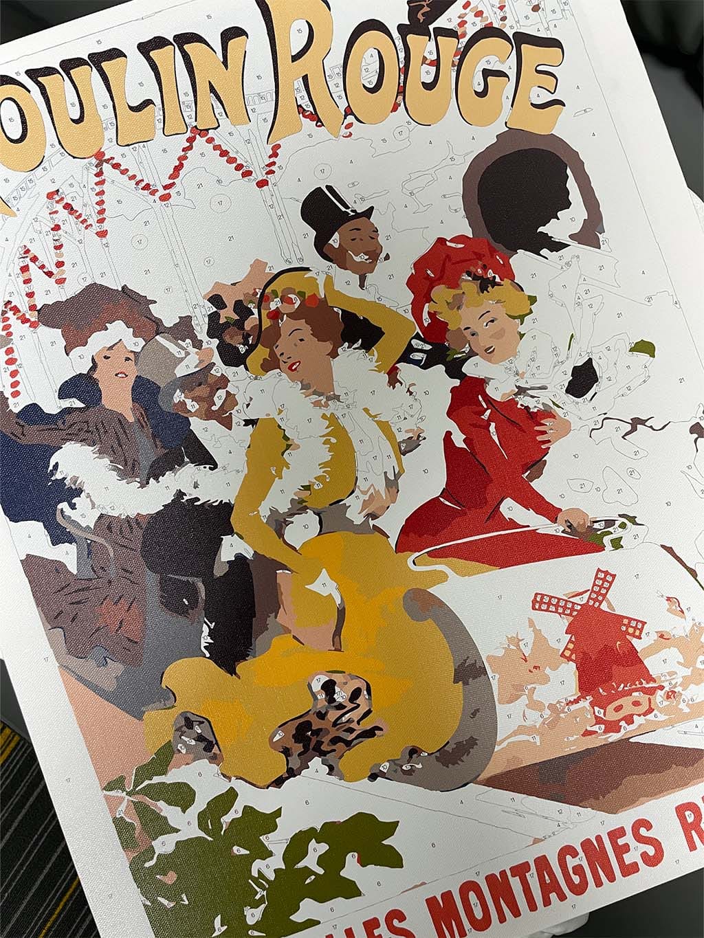 Customer photo review of Affiche Moulin Rouge - Nouvelles Montagnes Russes