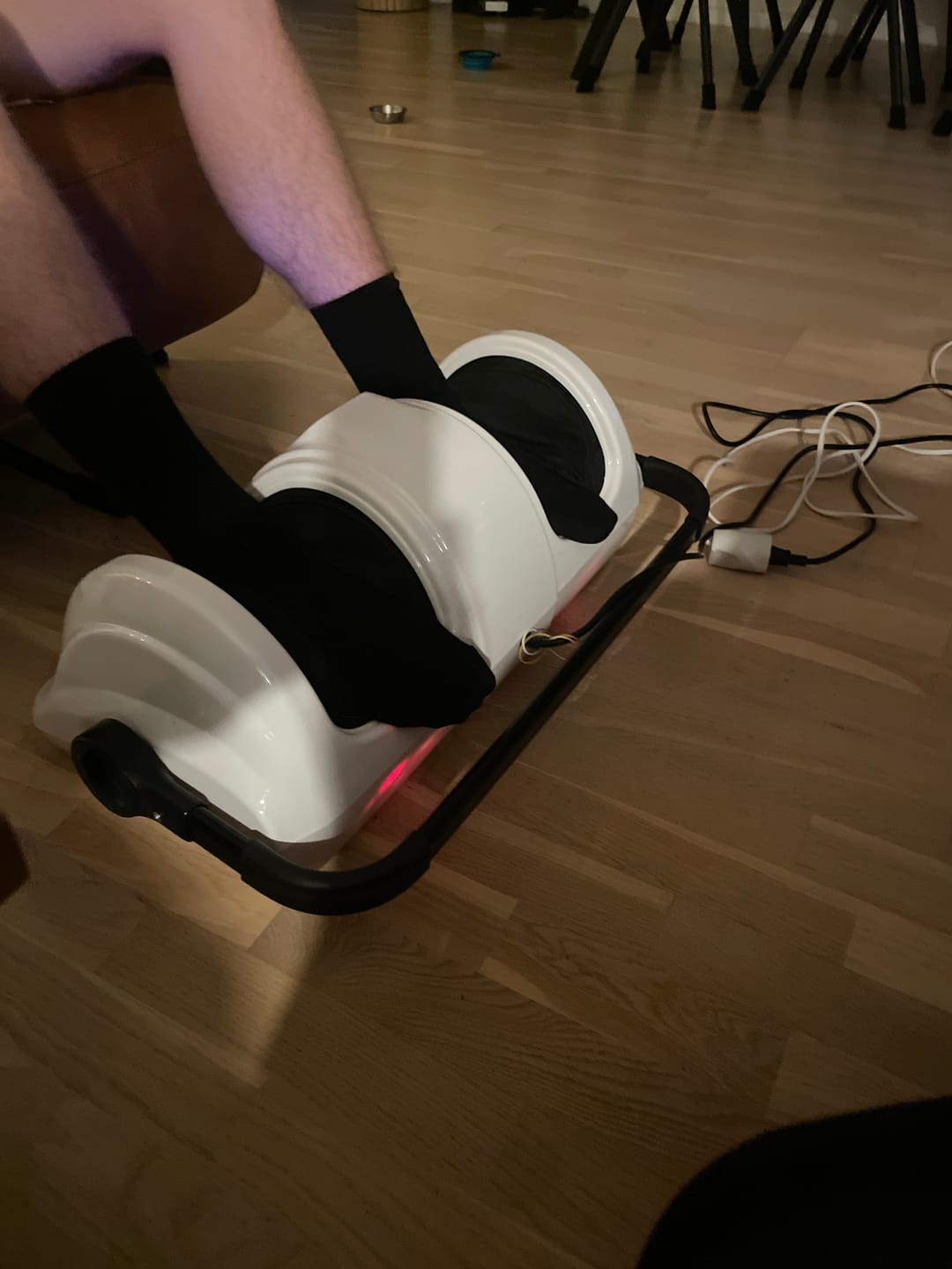 Customer photo review of Fod- og lægmassageapparat med fjernbetjening