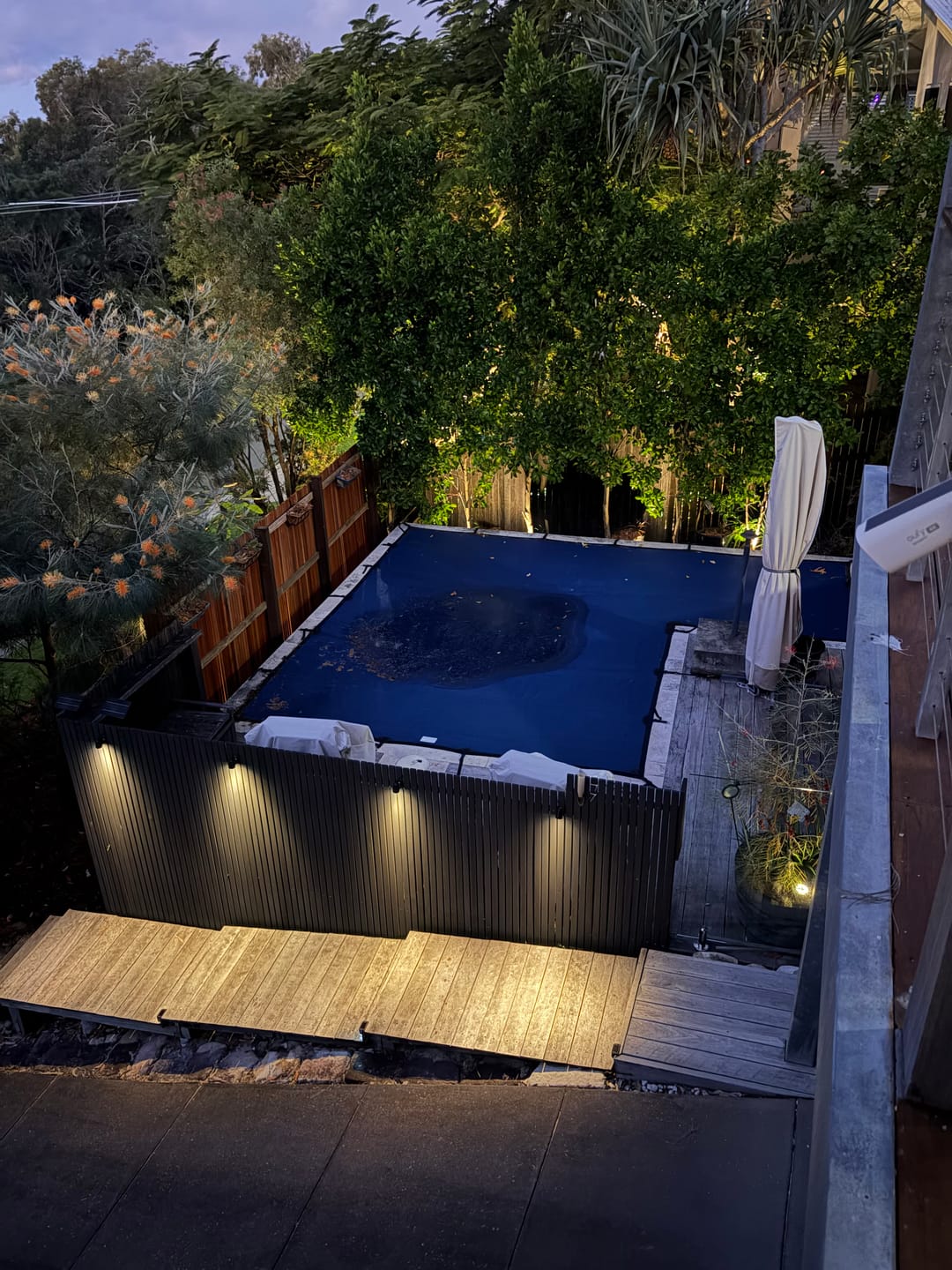 Customer photo review of GardenBrite™ Solar Ground Light Pack