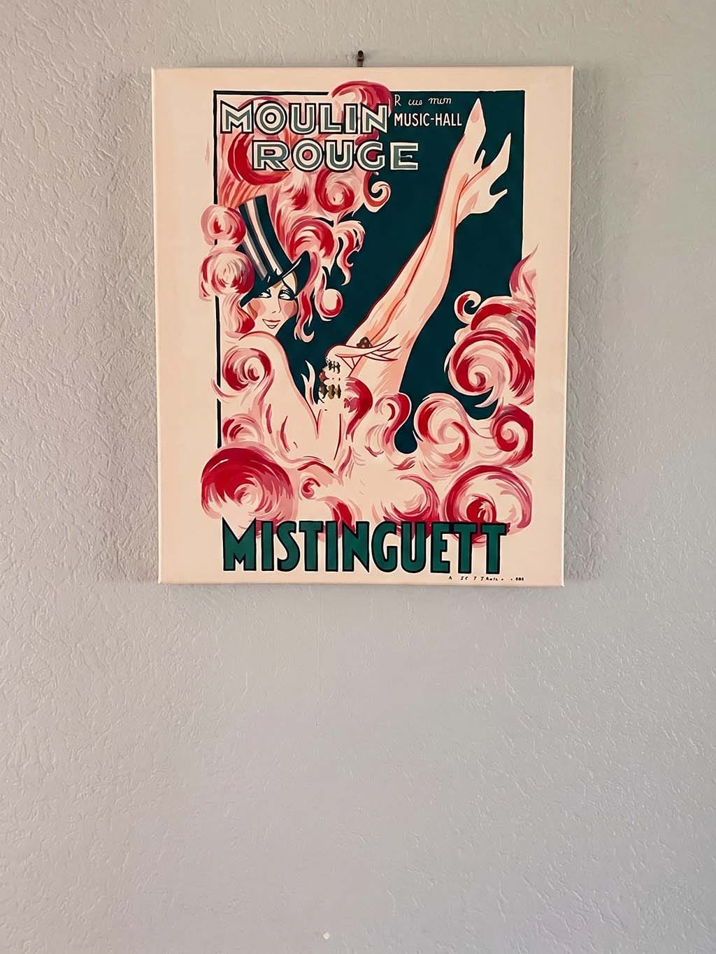 Customer photo review of Affiche Moulin Rouge - Mistinguett