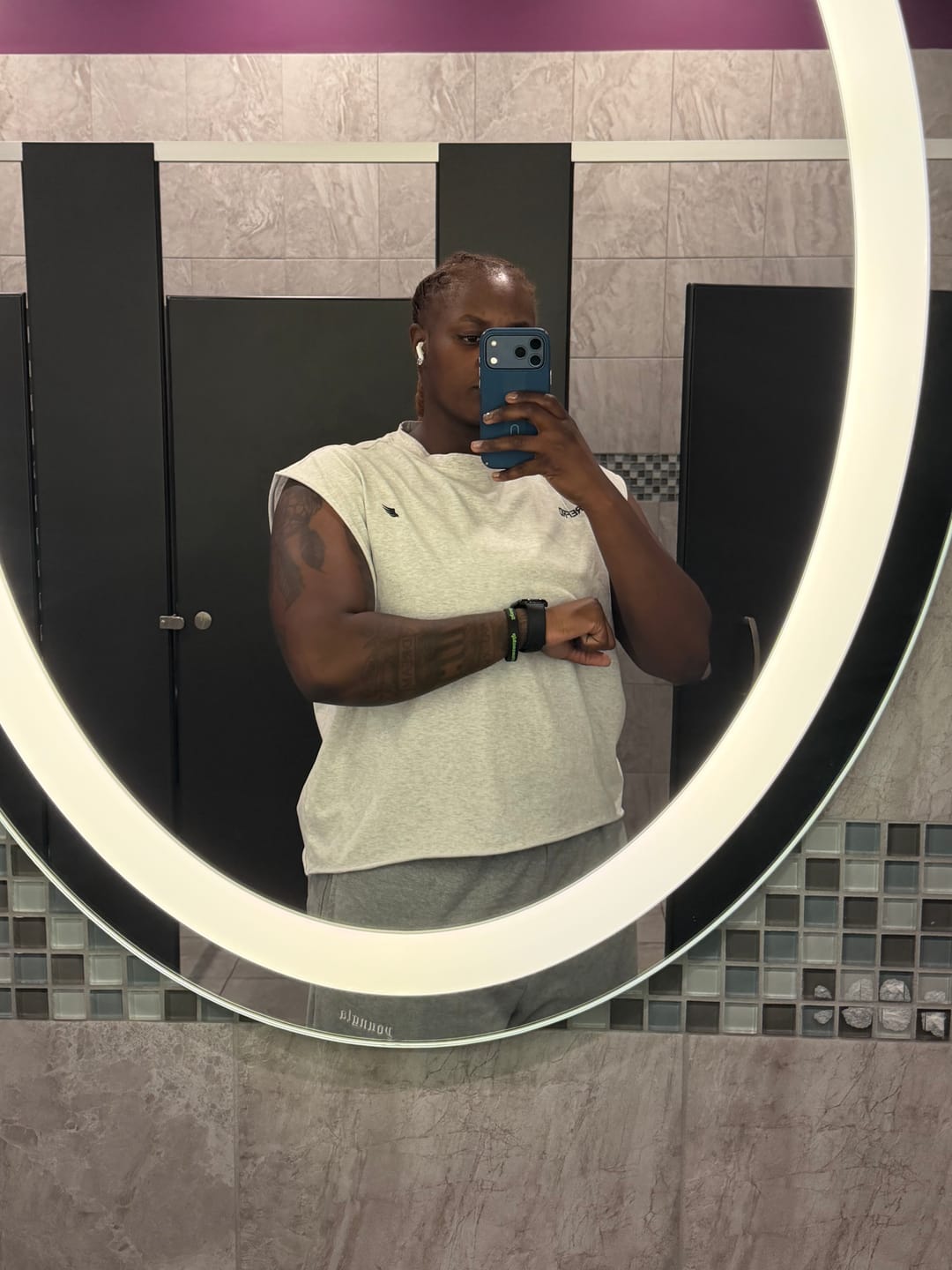 Customer photo review of CoreFlow Cropped Tank