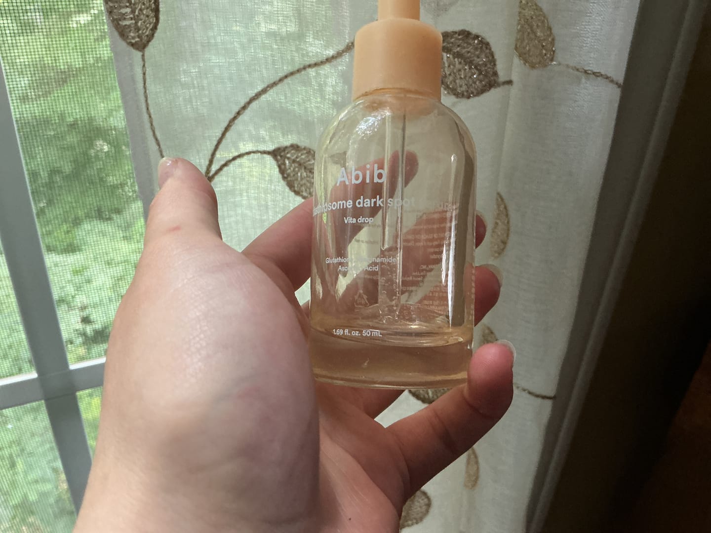 Customer photo review of Glutathiosome dark spot serum Vita drop