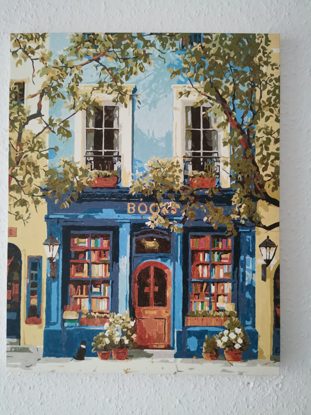 Customer photo review of Malen nach Zahlen - Die blaue Buchhandlung
