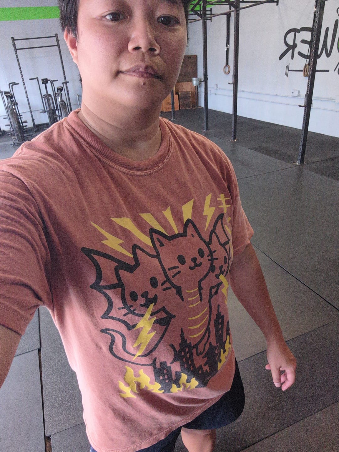 Customer photo review of King Nekodorah T-Shirt
