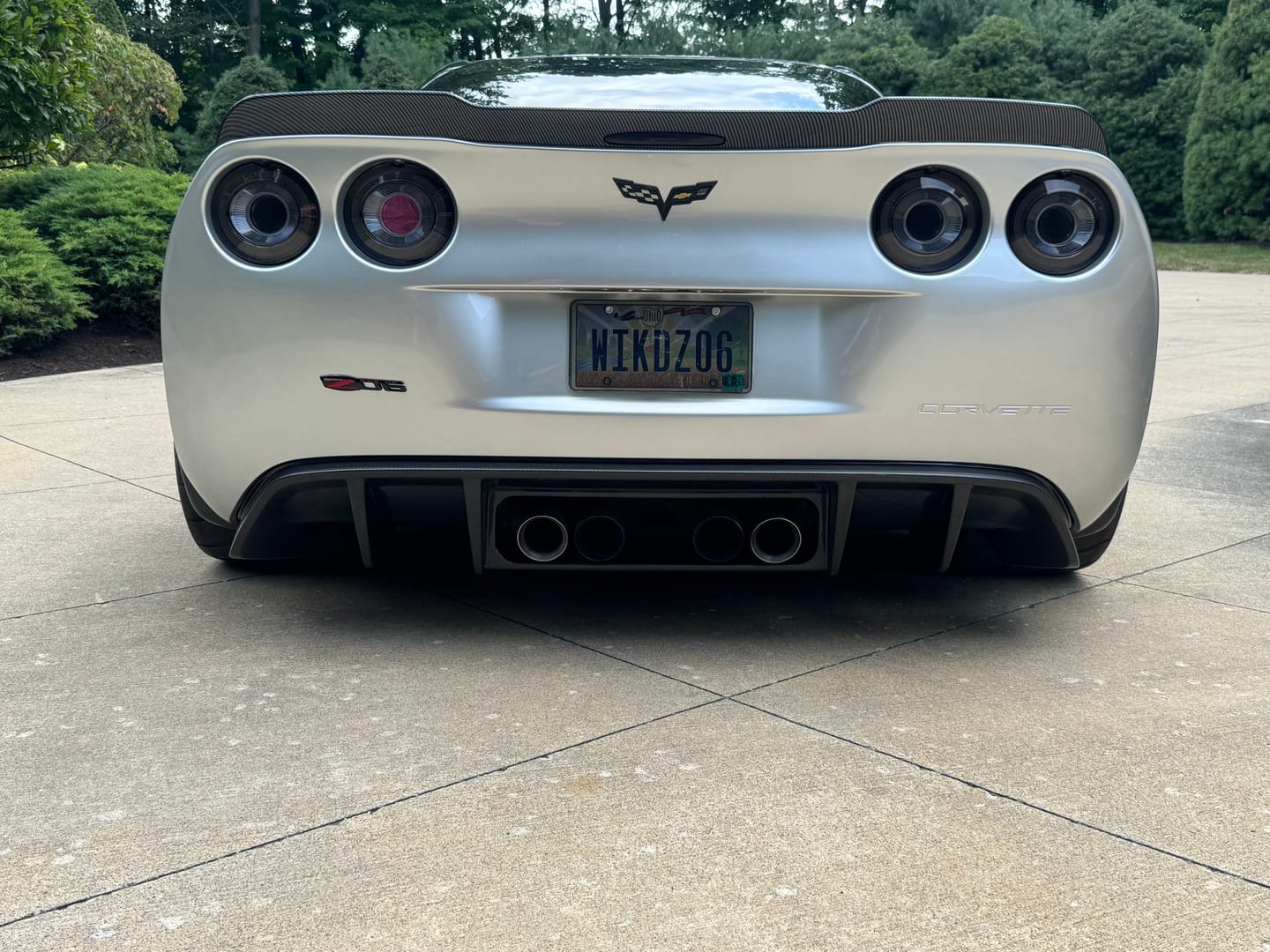 Customer photo review of 2005-13 Corvette C6 Rear Bumper Diffuser