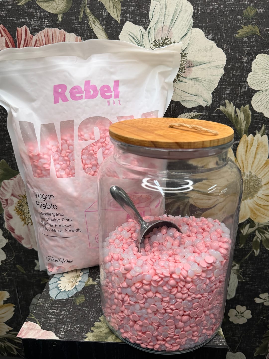 Customer photo review of Rebel Hard Wax Beads - All Sizes & Colors