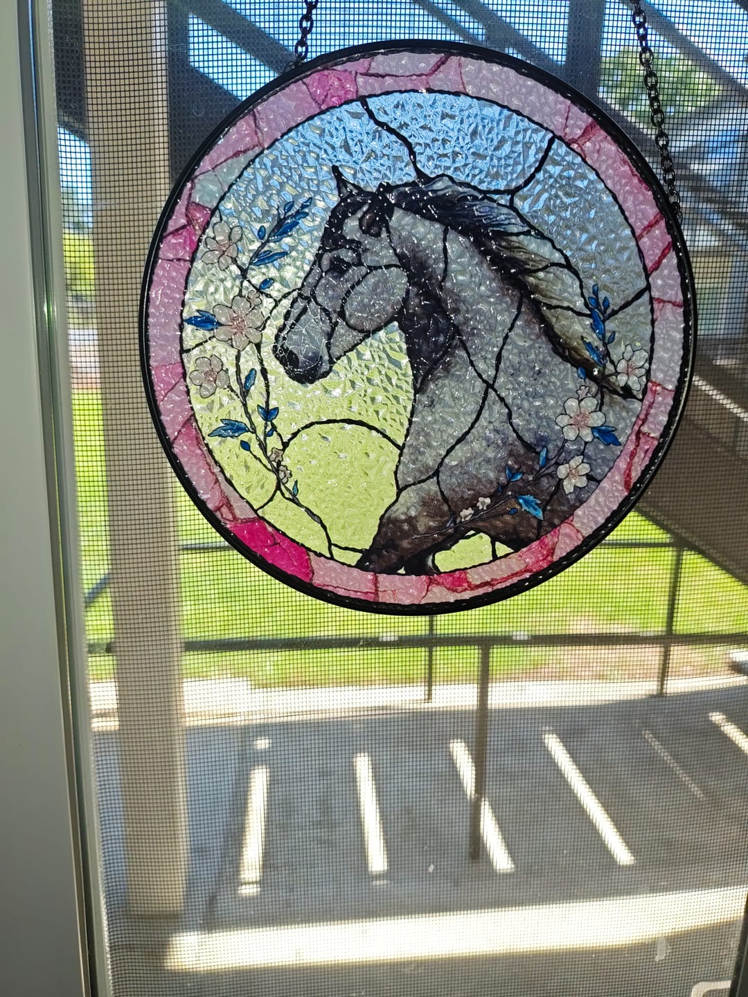 Customer photo review of Belle's Spirit-Suncatcher Keepsake