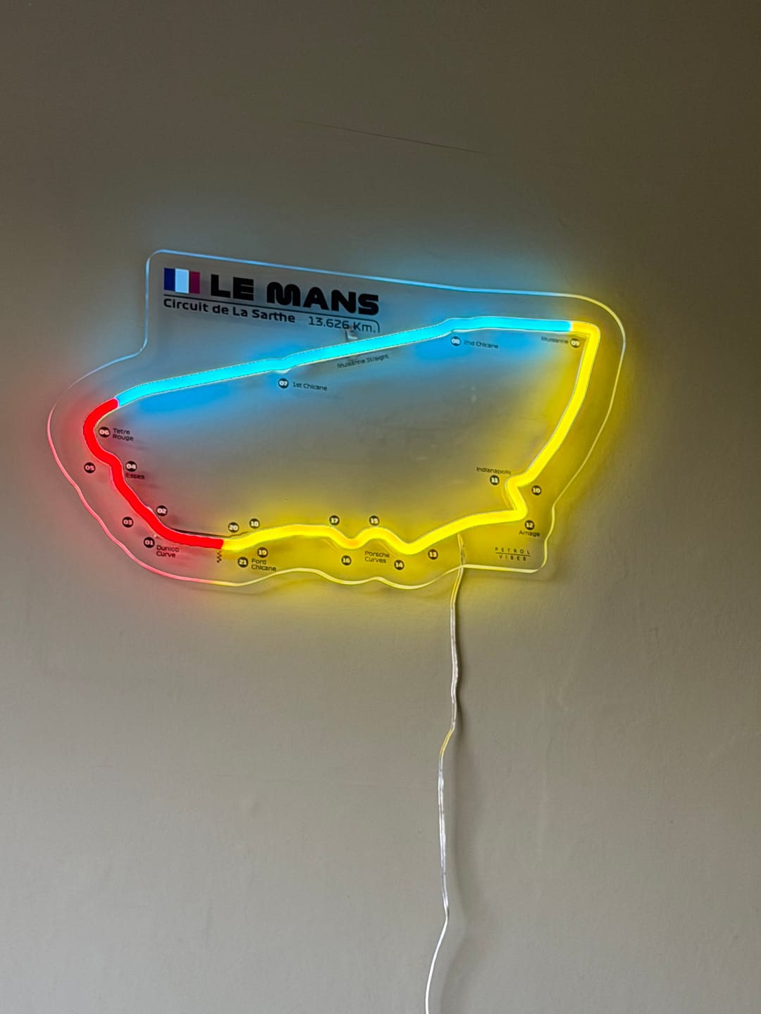 Customer photo review of Circuit de la Sarthe Neon Race Track