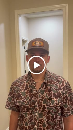 Customer video review of Premium Custom Leather Patch Hats (Wholesale)
