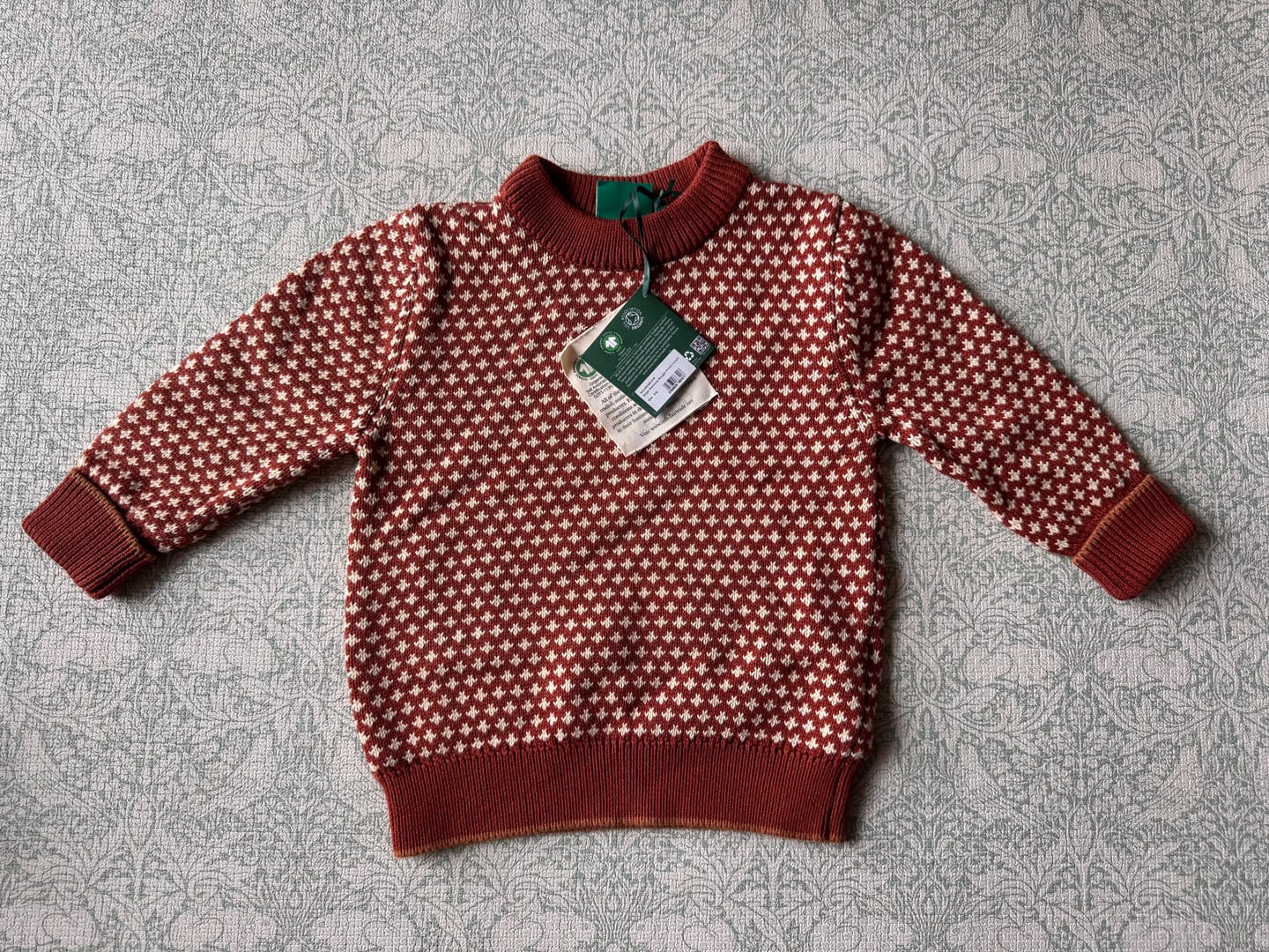 Customer photo review of Ginger Diamonds Cosy Knitted Jumper