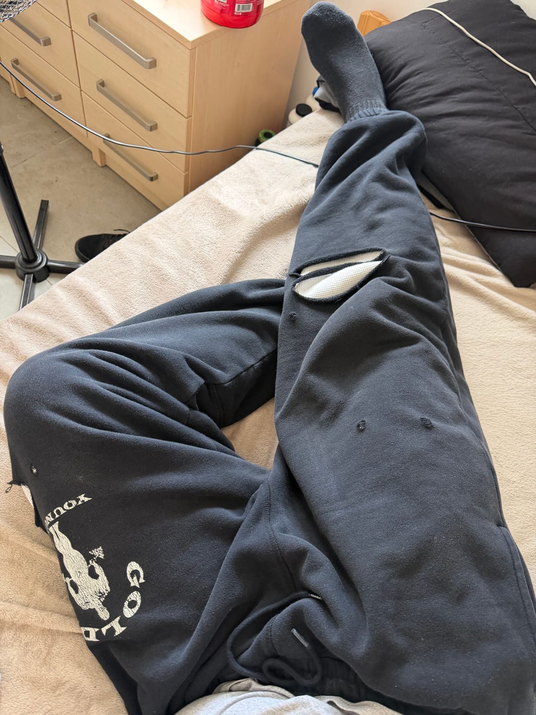 Customer photo review of 2054 - Gold's Iron Legacy Layered Joggers