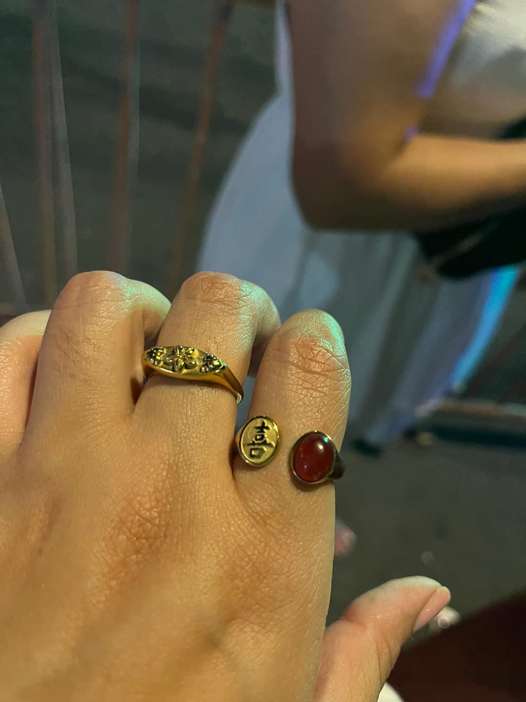 Customer photo review of Happiness Carnelian Ring