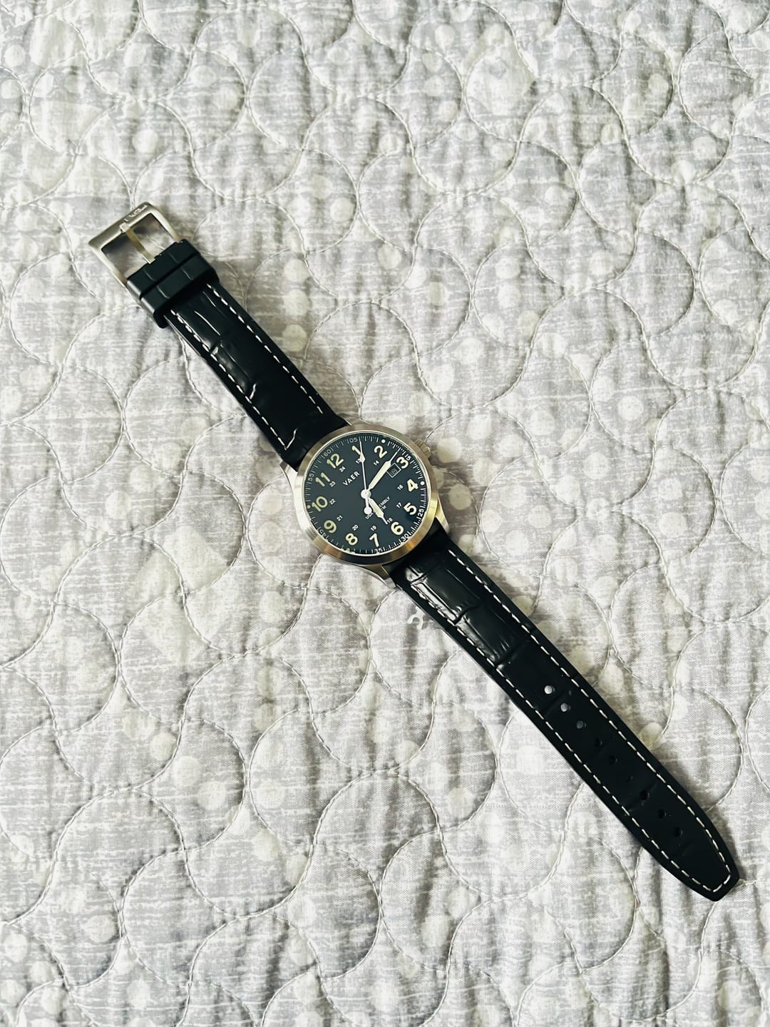 Customer photo review of Croc Rubber - Black with White